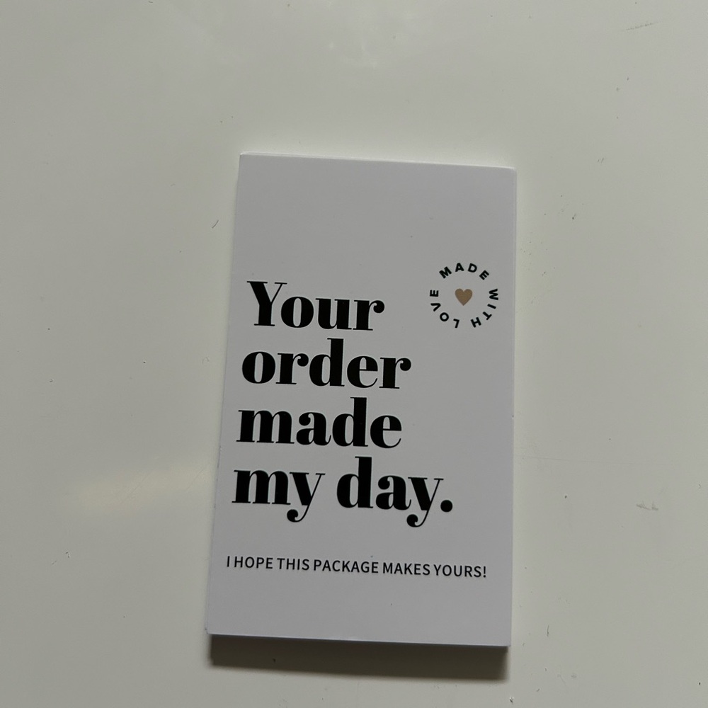 Thank You Cards - Black and White (10)